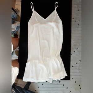 White Flowy Dress